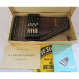 Boxed Autoharp together with instructions etc