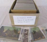 Box of UK topographical postcards dating from the early 1900s onwards approximately 350 cards