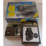 Haynes retro radio kit, Build your own V8 engine & a Haynes classic camera kit