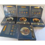 4 boxed Hornby Royal Doulton commemorative limited edition 'Time for Change' plates and trains -