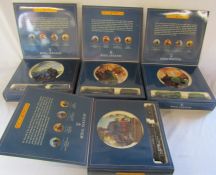 4 boxed Hornby Royal Doulton commemorative limited edition 'Time for Change' plates and trains -