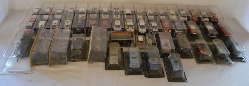 Large quantity of display model rally cars & other scale model vehicles