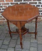 Octagonal occasional table