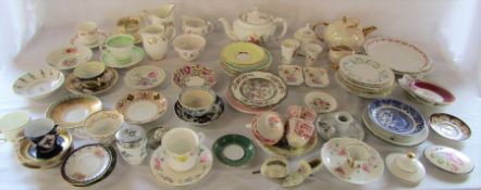 Assorted ceramics ind Royal Crown Derby and Aynsley