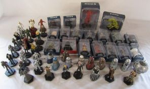 Various Doctor Who collectors model figures (sample shown)