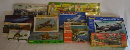 16 boxed model aircraft kits including Airfix & Revell