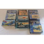 Selection of Revell and Airfix model kits (all unused)