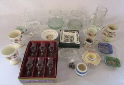 Various ceramics and glassware inc Royal Doulton & House of Commons