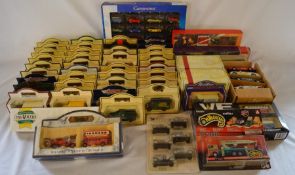 Large quantity of boxed diecast cars including Days Gone, Matchbox etc