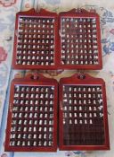 Quantity of collectors thimbles and display cases (with boxes for display cases)