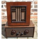 Cossor Empire Melody Maker Model 234 radio with matching speaker c1930