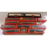 Various Hornby 00 gauge trains and carriages inc Limited edition R140 Tranquil & R242 Robert