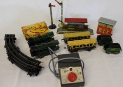 Mettoy electric train set c1930/50s