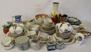 Selection of miscellaneous china including part tea sets etc. (2 boxes)