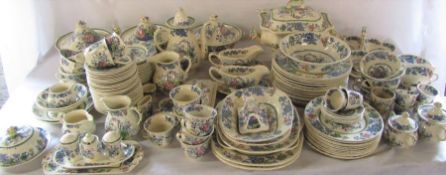 Approximately 144 pieces of Masons 'Strathmore' dinner and coffee service inc soup tureen,