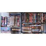 Quantity of DVDs inc horror, Japanese animated, martial arts etc