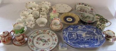 Various ceramics inc Masons, Jackson & Gosling gay rainbow 7084, Spode, Queen Anne part tea set