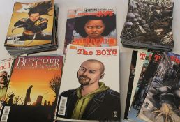 Selection of comics including Warlands, X23, Red Sonja (Ross Preview Sketch Cover) The Boys etc.