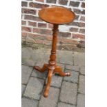 Victorian mahogany tripod plant stand