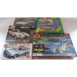 Various model car kits inc Airfix six world rally cars, BMW 3.5 CLS & Revell Jaguar XJ 220