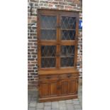 Oak display cabinet