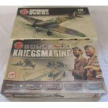 Airfix Supermarine Spitfire MKla 1:24 & Kriegsmarine 1:400 kits
