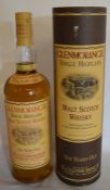 Glenmorangie single malt whisky aged 10 years 43% vol. 1 litre