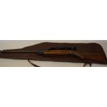 Westlake .22 air rifle with ASI scope & brown case