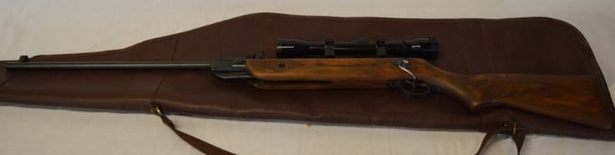 Westlake .22 air rifle with ASI scope & brown case