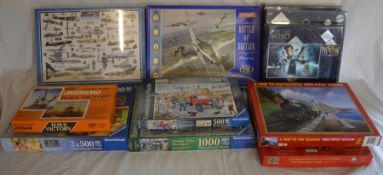 11 boxed jigsaws including 3 unopened Doctor Who