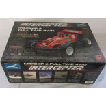 Interceptor midship and full time 4WD remote control car by Bandai complete with instructions and