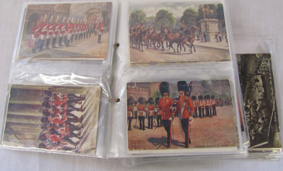 Approximately 131 postcards relating to the military inc history and traditions, uniforms, Harry - Image 2 of 6