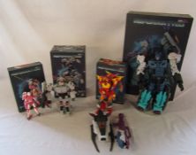 4 'Reformatted' transformer figures by Mastermind Creations (unchecked) with original boxes - R08