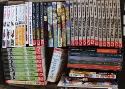 2 boxes of mainly Japanese Manga comic books