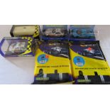 Selection of unused Scaletrix cars and track inc McLaren MP4-12C & Mercedes McLaren