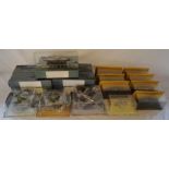 10 boxed Atlas Edition small scale battle ships, World War II tanks etc