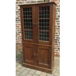 Oak cupboard (purportedly from the kitchens of Belvoir Castle) L  85 cm H 177 cm