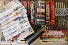 Various DVDs including Japanese fantasy gaming