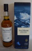 Talisker single malt whisky aged 10 years 45.8% Vol. 70cl