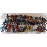 Quantity of unboxed Marvel action figures (sample shown)