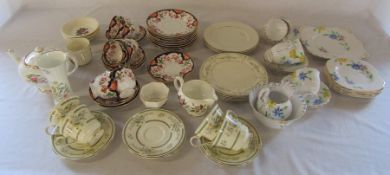 Various ceramics inc part Tuscan 'Plant' tea set, Royal Doulton & Lawley china etc