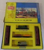 Horby Dublo set 2006 0-6-0 Tank goods train (af - no track replaced with Royal Mail carriages)