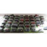Approximately 48 Hachette die cast model tractors all in original packaging