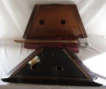 2 Dulcimer instruments (for restoration), spare strings etc and a zither