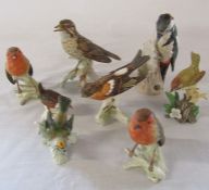 Selection of Goebel bird figures (1 af)