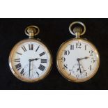 2 Agentan Goliath pocket watches (one not working)
