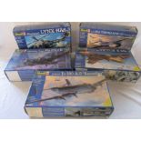 Selection of Revell model kits inc Westland Lynx Has.3, Handley Page Halifax B, Handley Page