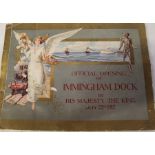 Programme for the "Official Opening of Immingham Dock by His Majesty The King July 22nd 1912" (pages