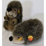 2 Steiff hedgehogs (Joggi & 1 other)