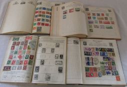 4 stamp albums containing UK and World stamps